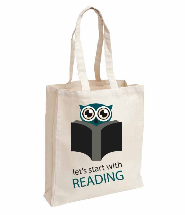กระเป๋า Lets start with reading bag